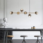 Modern Glass Ball LED  Island Pendant Lamp Natesa SPINGAR.COM