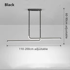 Modern Minimalist Dining Table LED Island Pendant Lamp Marny SPINGAR.COM
