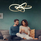 Gold Finished Scandinavian Design Modern Dimmable LED Pendant Lamp Mette SPINGAR.COM