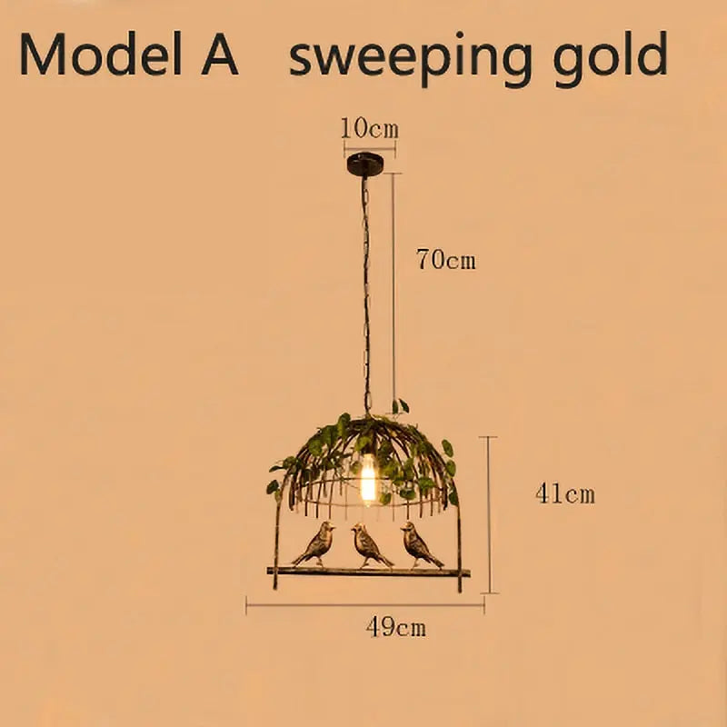Industrial Vintage LED Island Pendant Lamp Larry SPINGAR.COM