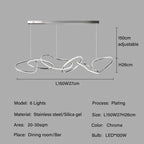 Modern Creative Circle LED Island Pendant Lamp Ashby SPINGAR.COM