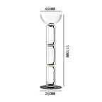Postmodern Minimalist Transparent Glass Bamboo Design LED Floor Lamp Alma SPINGAR.COM