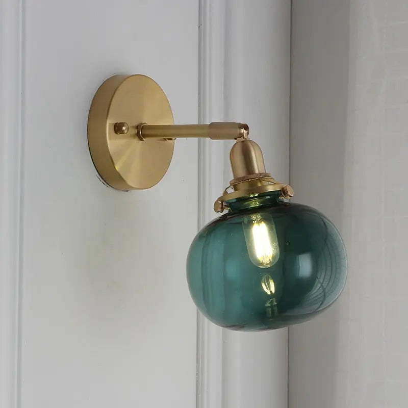 Pull Chain Glass Ball LED Wall Lamp Annbjørg SPINGAR.COM