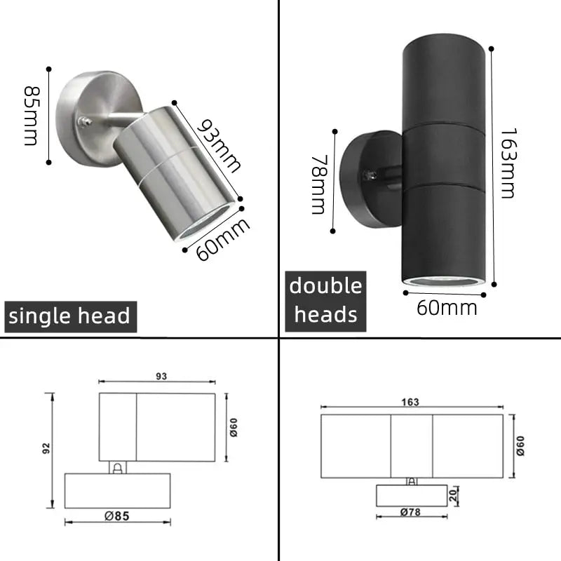 Stainless Steel Waterproof LED Outdoor Spotlight Jensen SPINGAR.COM
