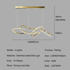 Modern Creative Circle LED Island Pendant Lamp Ashby SPINGAR.COM