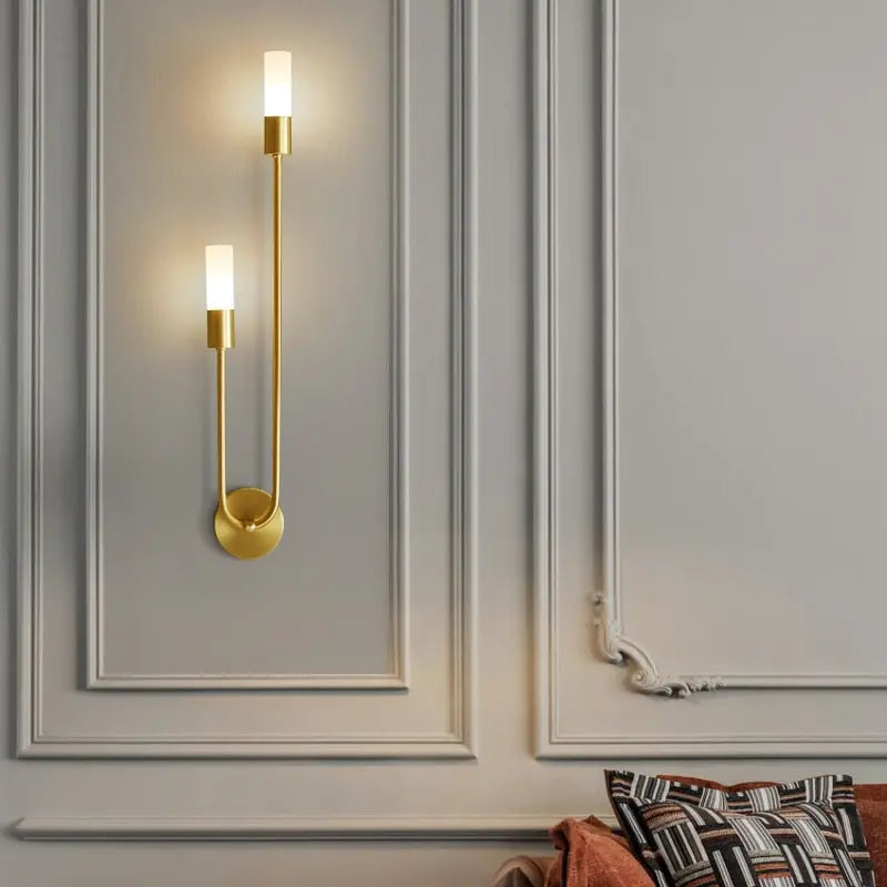 Postmodern LED Copper Wall Lamp Rakel SPINGAR.COM