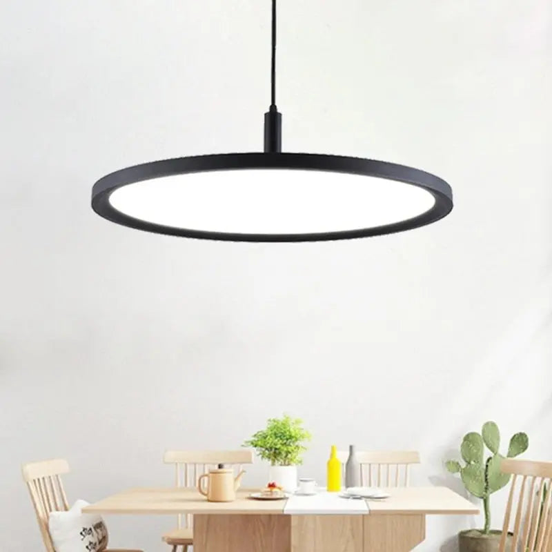 Dimmable Ultra-thin Alminium LED Pendant lamp Abelone SPINGAR.COM