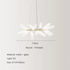 Nordic Minimalist Glass Shade LED Island Pendant Lamp Sverre SPINGAR.COM