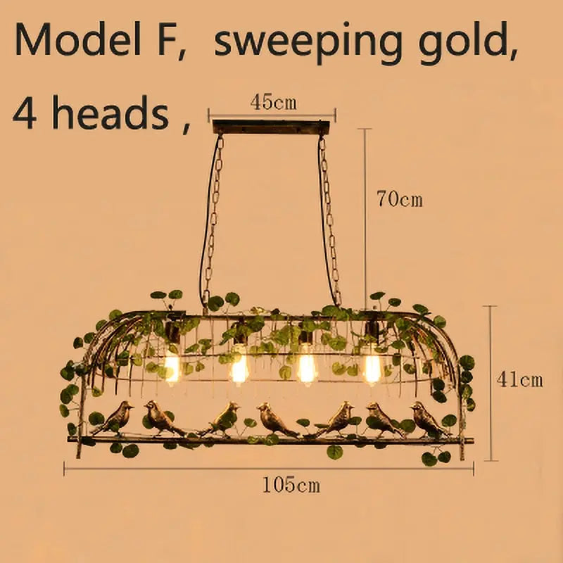 Industrial Vintage LED Island Pendant Lamp Larry SPINGAR.COM