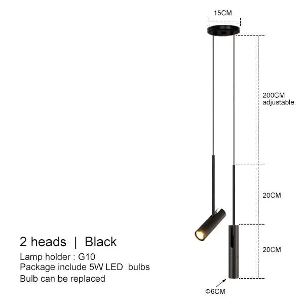 Scandinavian Minimalist LED Pendant Lamp Bendik SPINGAR.COM