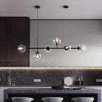 Modern Glass Ball LED  Island Pendant Lamp Natesa SPINGAR.COM
