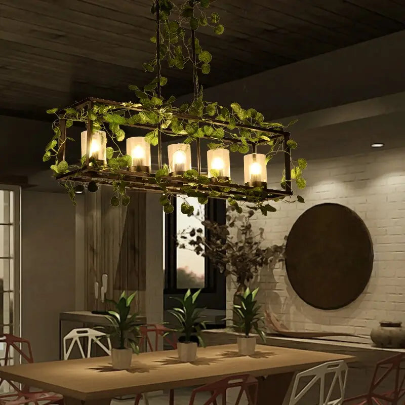 Industrial Vintage LED Island Pendant Lamp Larry SPINGAR.COM