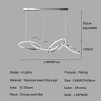 Modern Creative Circle LED Island Pendant Lamp Ashby SPINGAR.COM