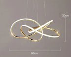 Gold Finished Scandinavian Design Modern Dimmable LED Pendant Lamp Mette SPINGAR.COM