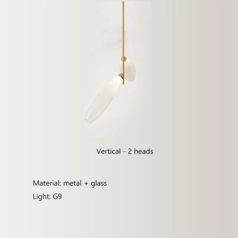 Nordic Minimalist Glass Shade LED Island Pendant Lamp Sverre SPINGAR.COM