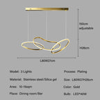 Modern Creative Circle LED Island Pendant Lamp Ashby SPINGAR.COM