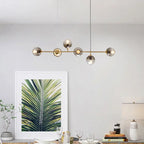 Modern Glass Ball LED  Island Pendant Lamp Natesa SPINGAR.COM