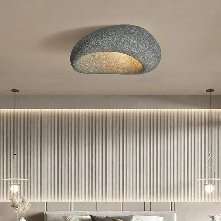 Handmade Wabi-Sabi LED Ceiling Lamp Kai SPINGAR.COM