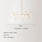 Nordic Minimalist Glass Shade LED Island Pendant Lamp Sverre SPINGAR.COM