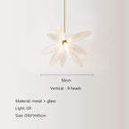Nordic Minimalist Glass Shade LED Island Pendant Lamp Sverre SPINGAR.COM