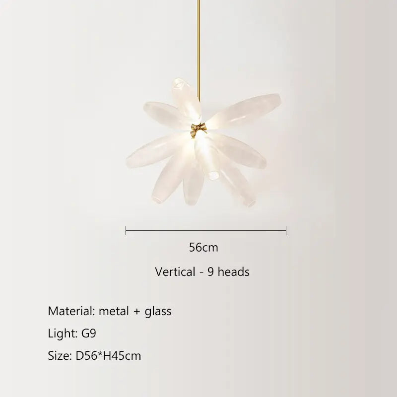 Nordic Minimalist Glass Shade LED Island Pendant Lamp Sverre SPINGAR.COM