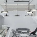 Dimmable Ultra-thin Alminium LED Pendant lamp Abelone SPINGAR.COM