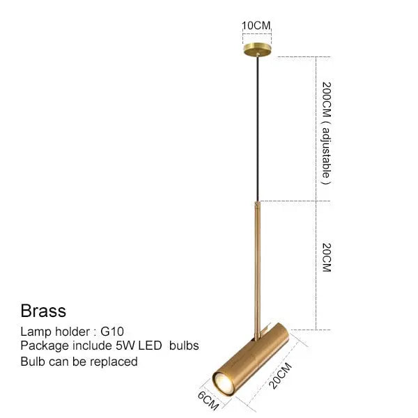 Scandinavian Minimalist LED Pendant Lamp Bendik SPINGAR.COM