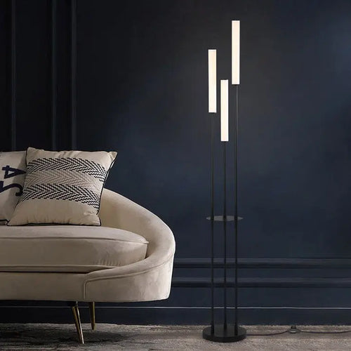 Dimmable Floor lamp Haakon ( With Storage Shelf ) SPINGAR.COM