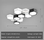 Unique Honeycomb Dimmable LED Ceiling Lamp Vilhelm SPINGAR.COM