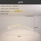 Modern Dining Table LED Island Pendant Lamp Nissa SPINGAR.COM