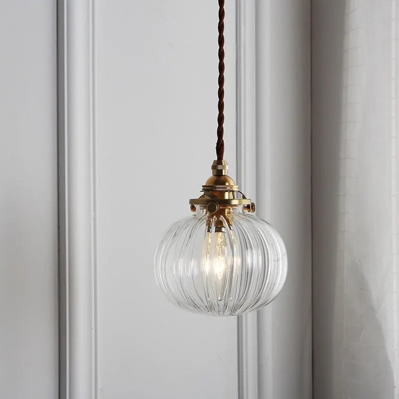 Retro Glass Pendant Lamp Steffen SPINGAR.COM