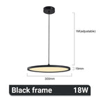 Dimmable Ultra-thin Alminium LED Pendant lamp Abelone SPINGAR.COM