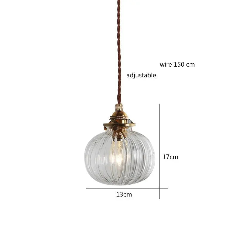 Retro Glass Pendant Lamp Steffen SPINGAR.COM