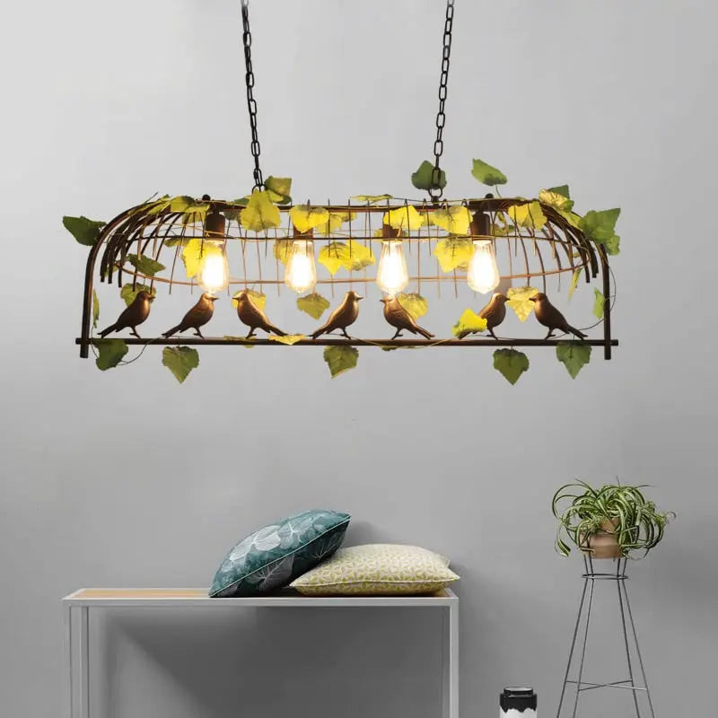 Industrial Vintage LED Island Pendant Lamp Larry SPINGAR.COM