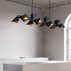 Modern Creative Design Geometric Metal Frame LED Kitchen Island/pendant lamp Thora SPINGAR.COM