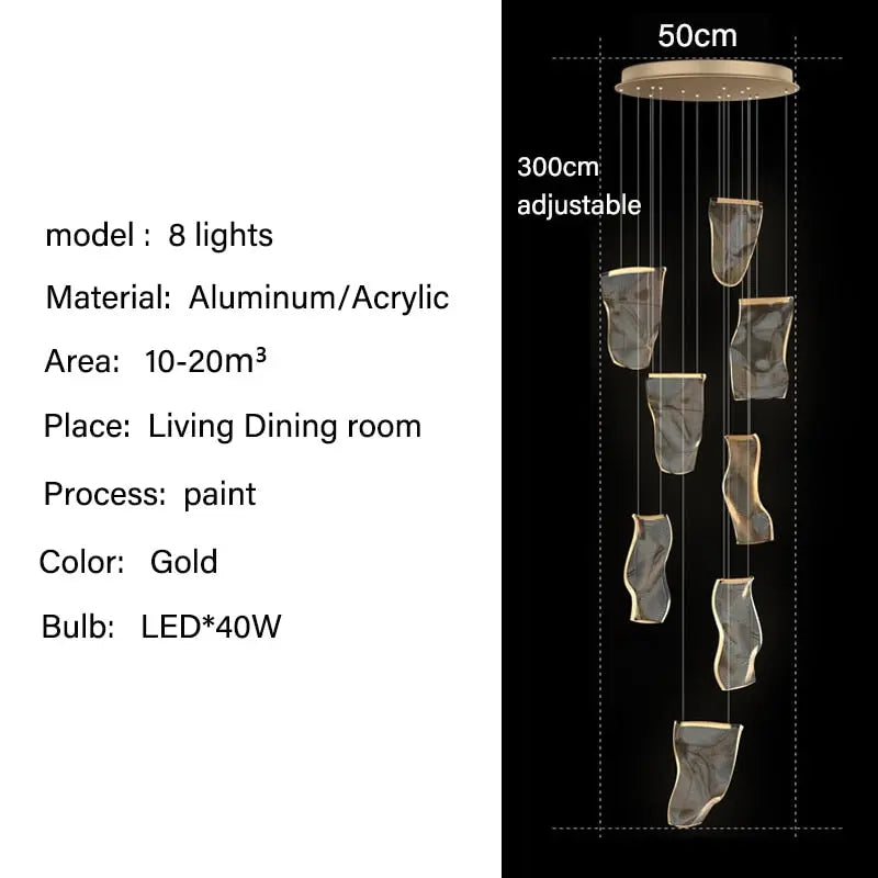 Postmodern Luxury LED Chandelier Joseph™ Spingar.com