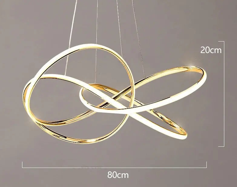 Gold Finished Scandinavian Design Modern Dimmable LED Pendant Lamp Mette SPINGAR.COM