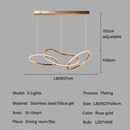 Modern Creative Circle LED Island Pendant Lamp Ashby SPINGAR.COM