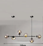 Modern Glass Ball LED  Island Pendant Lamp Natesa SPINGAR.COM
