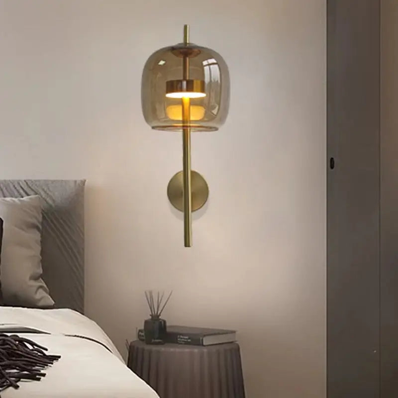 AJ Luxury Glass Shade Wall Lamp Arne™ SPINGAR.COM
