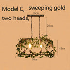 Industrial Vintage LED Island Pendant Lamp Larry SPINGAR.COM