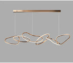 Modern Creative Circle LED Island Pendant Lamp Ashby SPINGAR.COM