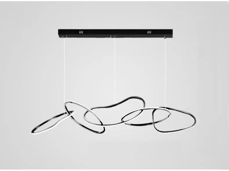 Modern Creative Circle LED Island Pendant Lamp Ashby SPINGAR.COM