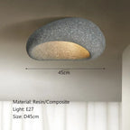 Handmade Wabi-Sabi LED Ceiling Lamp Kai SPINGAR.COM