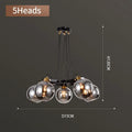 Post Modern Luxury Grey Glass Pendant/Kitchen Island Lamp Clemens SPINGAR.COM
