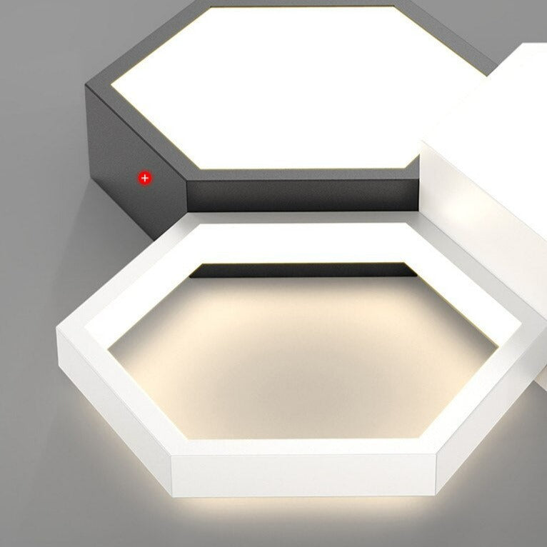 Einzigartige dimmbare LED-Deckenleuchte mit Wabenstruktur Vilhelm