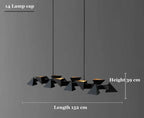 Modern Creative Design Geometric Metal Frame LED Kitchen Island/pendant lamp Thora SPINGAR.COM