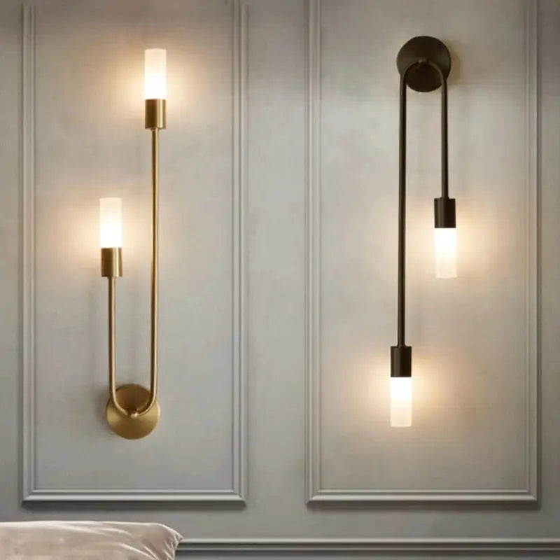 Postmodern LED Copper Wall Lamp Rakel SPINGAR.COM