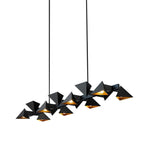 Modern Creative Design Geometric Metal Frame LED Kitchen Island/pendant lamp Thora SPINGAR.COM