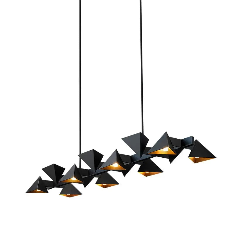 Modern Creative Design Geometric Metal Frame LED Kitchen Island/pendant lamp Thora SPINGAR.COM